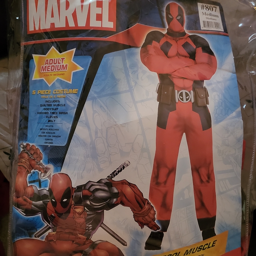 Mens Deluxe Deadpool costume